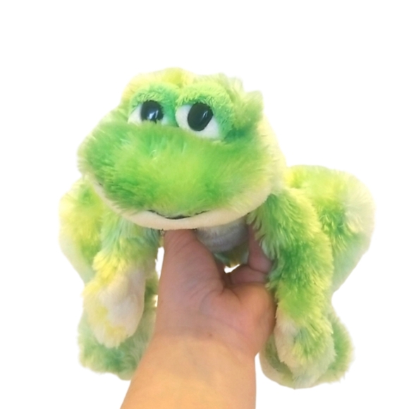 Ganz Webkinz Green Tie Dye Frog Plush Toy (No Code) - Picture 1 of 10
